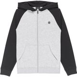 Element Icon Embroidery 2tone Sweatshirt Met Rits Grijs 14 Years Jongens