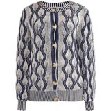 Gebreid Vest Sivene - Normale Pasvorm - Lange Mouw