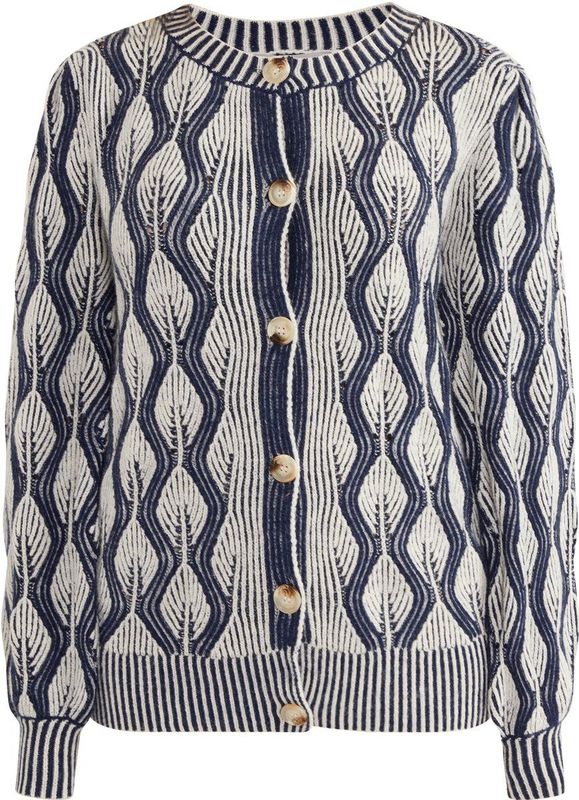 Gebreid Vest Sivene - Normale Pasvorm - Lange Mouw