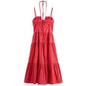 Scotch & Soda - Midi-jurk - Dames - Katoenen Seersucker
