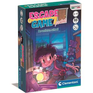 Clementoni Bordspel Escape Game - De Verlaten School - Gezelschapsspel Voor Familie - Vanaf 8 Jaar