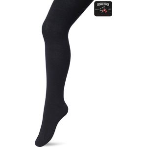 Bonnie Doon Biologisch Katoenen Maillot Meisjes Zwart maat 116-122 - Kinder Maillot - OEKO-TEX gecertificeerd - Bio Cotton Tights - Duurzaam Huidvriendelijk Bio Katoen - Fijne pasvorm - Gladde Naden - Black - BP053900.101