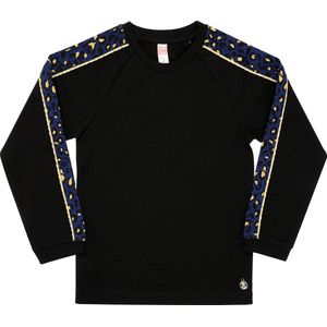 Vinrose Longsleeve Filipa - T-shirt - Lange Mouwen - Zwart - Meisjes - Maat: 98/104