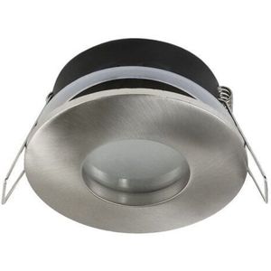 Ledl MUND Inbouwspot Rond Zilver Geborsteld IP65