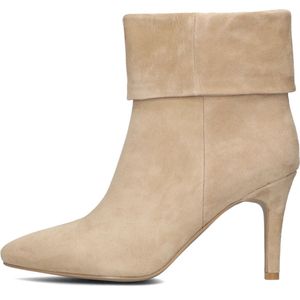 PS Poelman Hailey Suede Enkellaarzen Beige