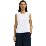 Blousetop - Effen - Jersey - Losse Pasvorm - Mouwloos