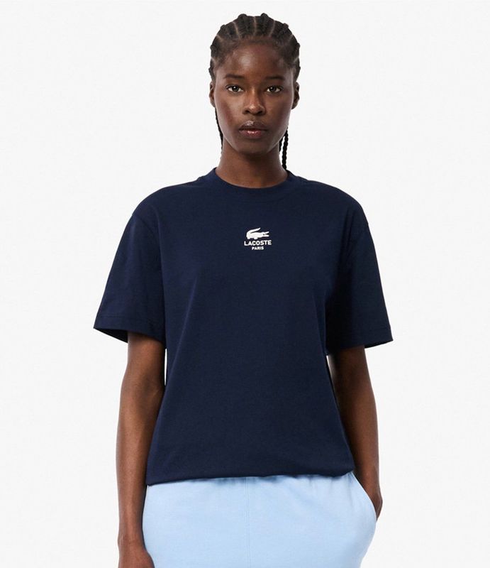 Lacoste  TH2739  Shirts  heren Marine