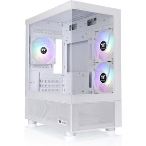 Micro ATX Panorama Case met Gehard Glas en ARGB Verlichting