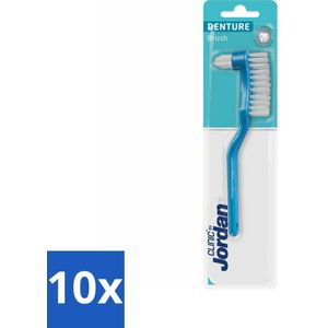 10 x Jordan - Clinic - Tandenborstel Kunstgebit - Denture - Kunstgebit Reinigen - Kunstgebit Poetsen - Kunstgebit Borstel - Kunstgebit Verzorging - Kunstgebit Reinigingsborstel
