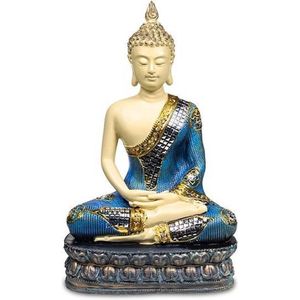 Yogi & Yogini Boeddhabeeld Thaise Stijl – Boeddha in Mudra van Meditatie – 29 cm