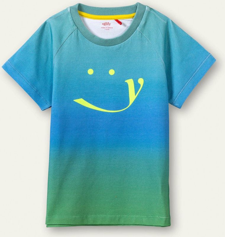 Oilily Theo - T-Shirt - Jongens - Blauw - 116/6yr