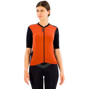 Assos Tactica T5 Korte Mouw Wielertrui Bruin L Vrouw