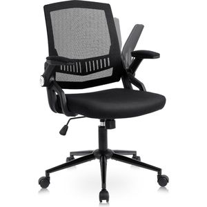 Ergonomische Bureaustoel met Verstelbare Armleuningen - Comfortabele Computerstoel voor Langdurig Zitten