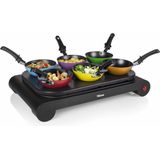 Tristar BP-2827 Wokset & Pannenkoekenmaker - Bakplaat 6 personen - Multifunctionele Wok- en Gourmetset - Zwart