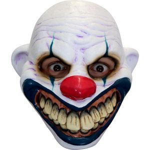 Partychimp  Big Mouth Clown Volledig Hoofd Masker Halloween voor bij Halloween Kostuum Volwassenen Carnaval - Latex - One size