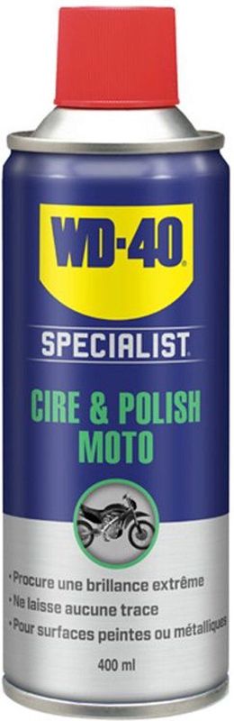 WD-40 - Specialist Motorcycle Wax - Spuitbus - 400 ml - Glanzend en Waterafstotend