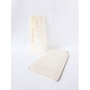 DreamGlow Marble Kam – Acetaat – Duurzaam & Antistatisch – Wit