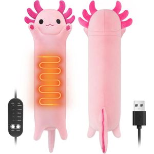 Warmtekussen Oplaadbaar - Elektrisch Warmtekussen - Draadloos Warmtekussen - Herlaadbaar - Verwarmd Kussen - Warmtekussen Rug - Warmtekussen Nek - Pijnverlichting - Comfort & Ontspanning