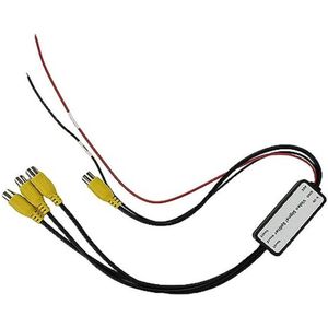 3-in-1 Auto Video Splitter voor Hoofdsteun DVD - RCA Signaal Distributeur