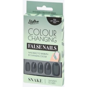 Kunstnagels - Slangenpatroon - 24 Stuks - Inclusief Zelfklevende Tape