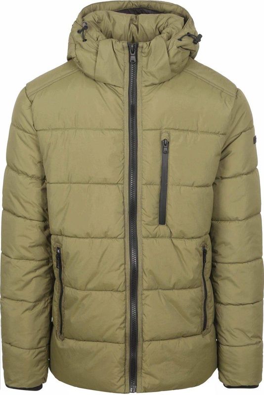 McGregor - Jas Hooded Puffer - Groen - Winterjassen