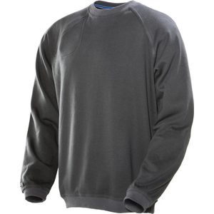 Jobman 5122 Roundneck Sweatshirt 65512293 - Donkergrijs - XL