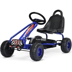 QProductz Skelters voor Jongens - GO Kart Racing Kar - Skelters Luchtbanden - Blauw