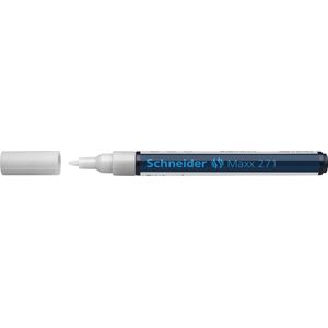 Schneider lakmarker - Maxx 271 - 1-2 mm - wit - op blister - S-72717