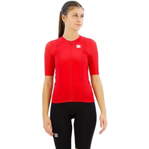 Sportful Matchy Korte Mouw Wielertrui Rood L Vrouw