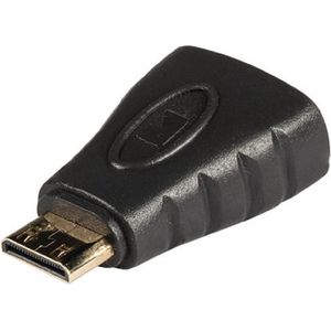 HDMI -adapter HDMI -mini-connector - HDMI -ingang 1 stuk grijs