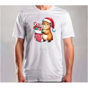 Sweet Kerst Capy - T Shirt - MerryChristmas - ChristmasVibes - Funny - Sarcasm - VrolijkKerstfeest - Kerstmis - Grappig - Sarcasme - Capybara - Capy