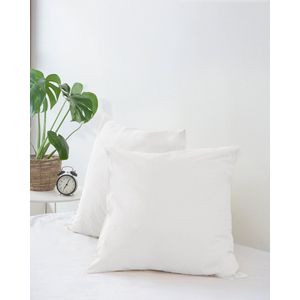 KUSSENSLOOP percale | Wit