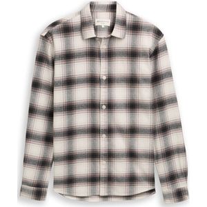 Tom Tailor Denim Relaxed fit overhemd met ruitjesmotief