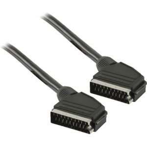 Valueline VLVT31000B50 Scart Kabel Scart Male - Scart Male 5.00 M Zwart