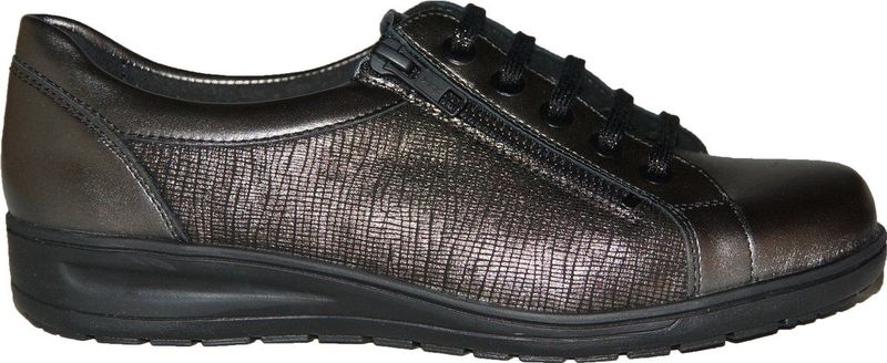 Solidus - 29001 Kate - Veterschoenen - Nappa Leer - Zwart