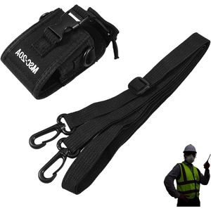 Allecto Premium - Nylon tas met schouderriem voor Hyt tweerichtingsradio's - MSC-20A - Compatibel - Duurzaam materiaal