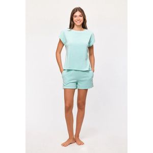 Woody Studio set dames - licht turquoise - 251-12-YHA-T/708 - maat S