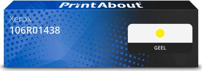 PrintAbout - 106R01438 - Toner - Geel - Hoge Capaciteit Geschikt Voor Xerox