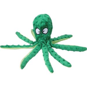 Jack & Vanilla - Hondenspeelgoed - Octopus - Appelgroen - 45 cm - knuffel -