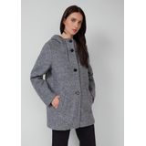 s.Oliver - Outdoor-Mantel - Boucléjack - Met Capuchon - Winterjassen