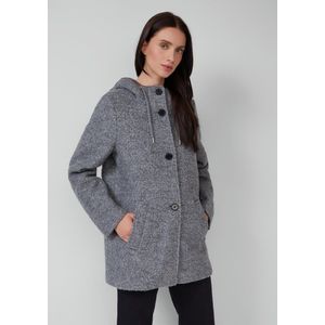 s.Oliver - Outdoor-Mantel - Boucléjack - Met Capuchon - Winterjassen