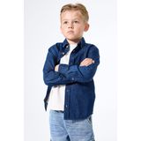 GARCIA Jongens Overhemd Blauw Korte mouw