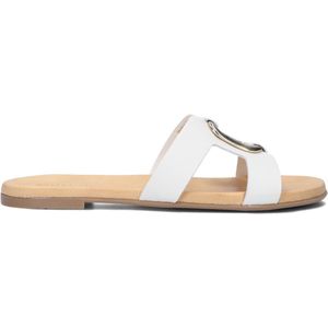 Notre-V - 612G - Slippers - Wit - Leer