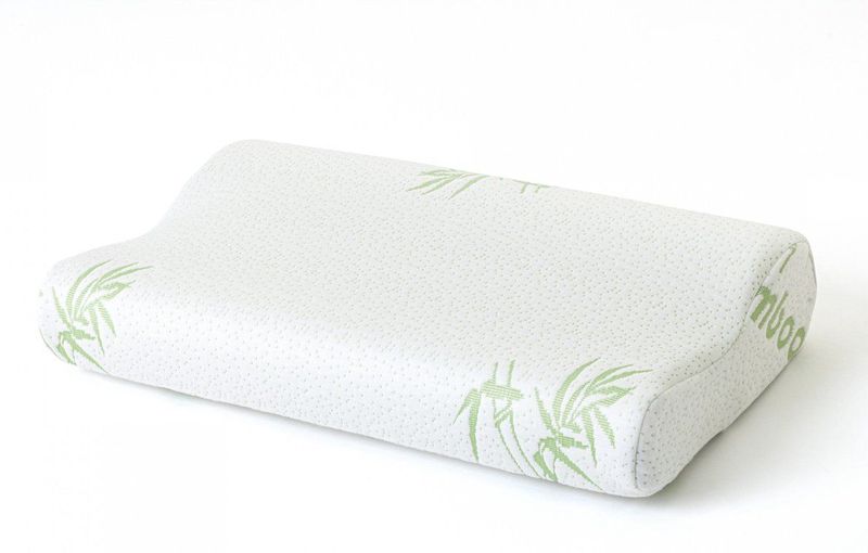 Dreamhouse Bamboe Neksteun Kussen - 50 x 30 x 7/10 cm - Wit