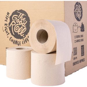 The Good Roll | The Au NatuRoll - Toiletpapier - 24 maxirollen - Duurzaam wc papier