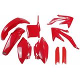 Ufo - HOKIT110F-070 - Vorkbeschermers & Kunststofset - Rood - Honda CRF 450R 2007-2007