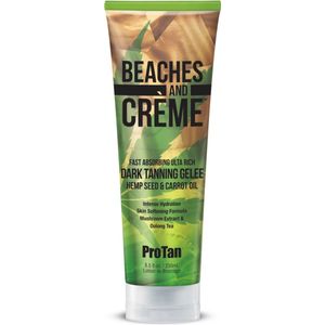 Pro Tan BEACHES AND CRÉME™ DARK TANNING GELÉE Zonnebankcreme - Bruiningsversneller - 250ml