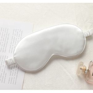 Jumada - Premium Zacht Zijde Slaapmasker - Verduisterend - Zilver