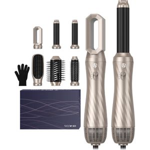 Equivera Multistyler - Airstyler - Krultang 5 in 1 - Fohnborstel - Stijltang