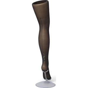 Bonnie Doon Dames Panty 30 Denier met Strass Steentjes Zwart maat S/M - Chique Panty - Glimmende Steentjes - Brede Boord - Comfort - Strass Detail Tights - Feestelijk - Black - BP201902.101